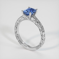 1.85 Ct. Sapphire Ring, 18K White Gold 2