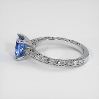 1.85 Ct. Sapphire Ring, 18K White Gold 4