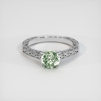 1.46 Ct. Sapphire Ring, 18K White Gold 1