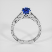 1.67 Ct. Blue Sapphire Ring, 18K White Gold 3