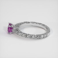 1.02 Ct. Purple Sapphire Ring, 18K White Gold 4