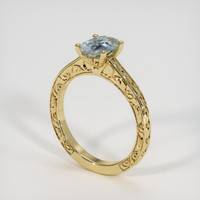 1.38 Ct. Bi Color Sapphire Ring, 10K Yellow Gold 2