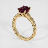 2.83 Ct. Gemstone Ring, 14K Yellow Gold 2
