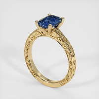 1.43 Ct. Bi Color Sapphire Ring, 14K Yellow Gold 2