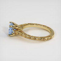2.21 Ct. Bi Color Sapphire Ring, 14K Yellow Gold 4