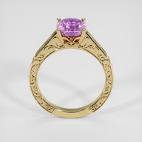 4.04 Ct. Pink Sapphire Ring, 14K Yellow Gold 3