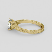 1.74 Ct. Greenish Yellow Sapphire Ring, 14K Yellow Gold 4