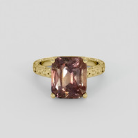5.41 Ct. Color Change Sapphire Ring, 14K Yellow Gold 1