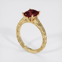 2.49 Ct. Gemstone Ring, 18K Yellow Gold 2