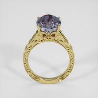 5.51 Ct. Rainbow Moonstone Ring, 18K Yellow Gold 3