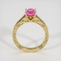 1.55 Ct. Pink Sapphire Ring, 18K Yellow Gold 3