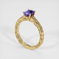 1.59 Ct. Sapphire Ring, 18K Yellow Gold 2