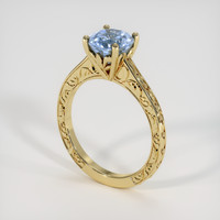 2.21 Ct. Bi Color Sapphire Ring, 18K Yellow Gold 2