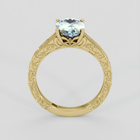 2.10 Ct. Bi Color Sapphire Ring, 18K Yellow Gold 3