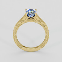 2.23 Ct. Bi Color Sapphire Ring, 18K Yellow Gold 3