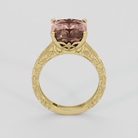 5.41 Ct. Color Change Sapphire Ring, 18K Yellow Gold 3