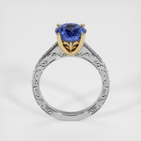 2.88 Ct. Bi Color Sapphire Ring, 14K Yellow & White 3