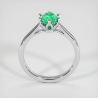 0.77 Ct. Emerald Ring, Platinum 950 3