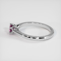 0.53 Ct. Pink Sapphire Ring, Platinum 950 4