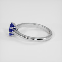 1.11 Ct. Blue Sapphire Ring, Platinum 950 4