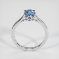 0.99 Ct. Purplish Blue Sapphire Ring, Platinum 950 3