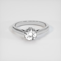 1.17 Ct. White Sapphire Ring, Platinum 950 1