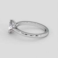 1.44 Ct. Purplish Pink Sapphire Ring, Platinum 950 4