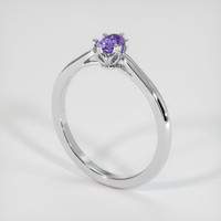 0.51 Ct. Sapphire Ring, Platinum 950 2