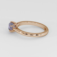 1.63 Ct. Purple Sapphire Ring, 14K Rose Gold 4