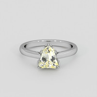 2.03 Ct. Yellow Sapphire Ring, Silver 1