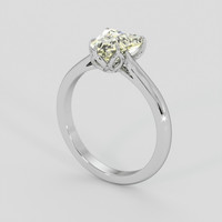 2.03 Ct. Yellow Sapphire Ring, Silver 2