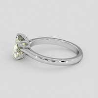 2.03 Ct. Yellow Sapphire Ring, Silver 4
