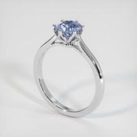 1.69 Ct. Violet Sapphire Ring, 10K White Gold 2