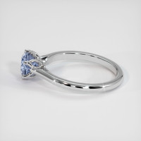 1.69 Ct. Violet Sapphire Ring, 10K White Gold 4