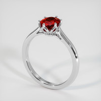 1.06 Ct. Ruby Ring, 14K White Gold 2