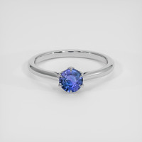 0.67 Ct. Color Change Sapphire Ring, 14K White Gold 1