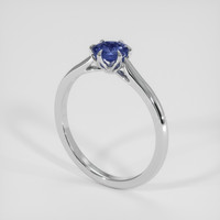 0.67 Ct. Color Change Sapphire Ring, 14K White Gold 2