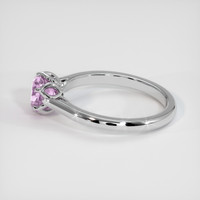 1.11 Ct. Purple Sapphire Ring, 14K White Gold 4