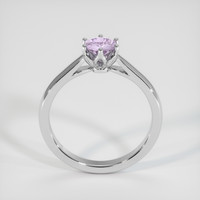 0.68 Ct. Pink Sapphire Ring, 14K White Gold 3