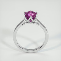 2.65 Ct. Pinkish Purple Sapphire Ring, 14K White Gold 3