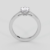 1.44 Ct. Purplish Pink Sapphire Ring, 14K White Gold 3