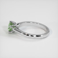 0.89 Ct. Green Sapphire Ring, 14K White Gold 4