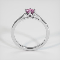 0.53 Ct. Pink Sapphire Ring, 18K White Gold 3
