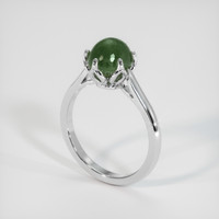 2.75 Ct. Sapphire Ring, 18K White Gold 2