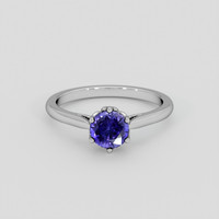 1.43 Ct. Color Change Sapphire Ring, 18K White Gold 1