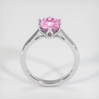 2.04 Ct. Pink Sapphire Ring, 18K White Gold 3