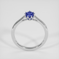 1.11 Ct. Blue Sapphire Ring, 18K White Gold 3