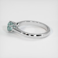 0.96 Ct. Sapphire Ring, 18K White Gold 4