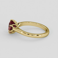 1.74 Ct. Red Garnet Ring, 10K Yellow Gold 4