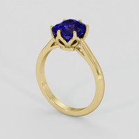 2.96 Ct. Color Change Sapphire Ring, 10K Yellow Gold 2